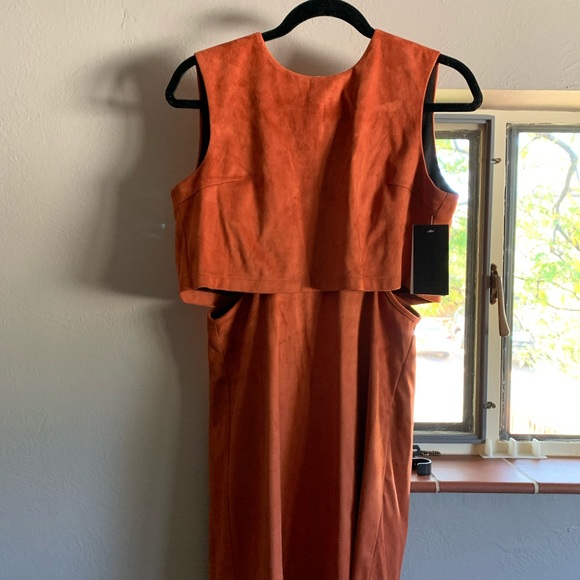 NWT fashion Union suede cutout dress - Picture 2 of 5